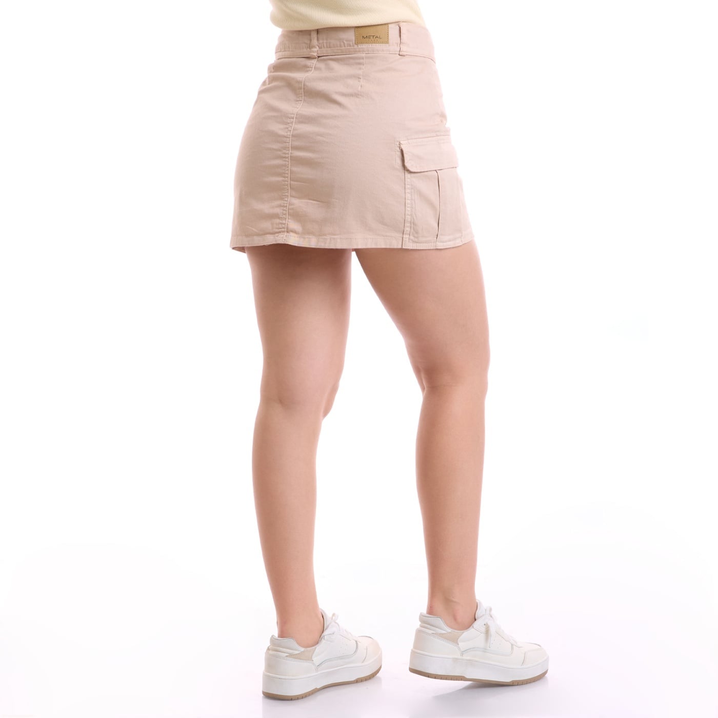 FALDA SHORT ALGODÓN MUJER METAL JEANS MARTINA - 5