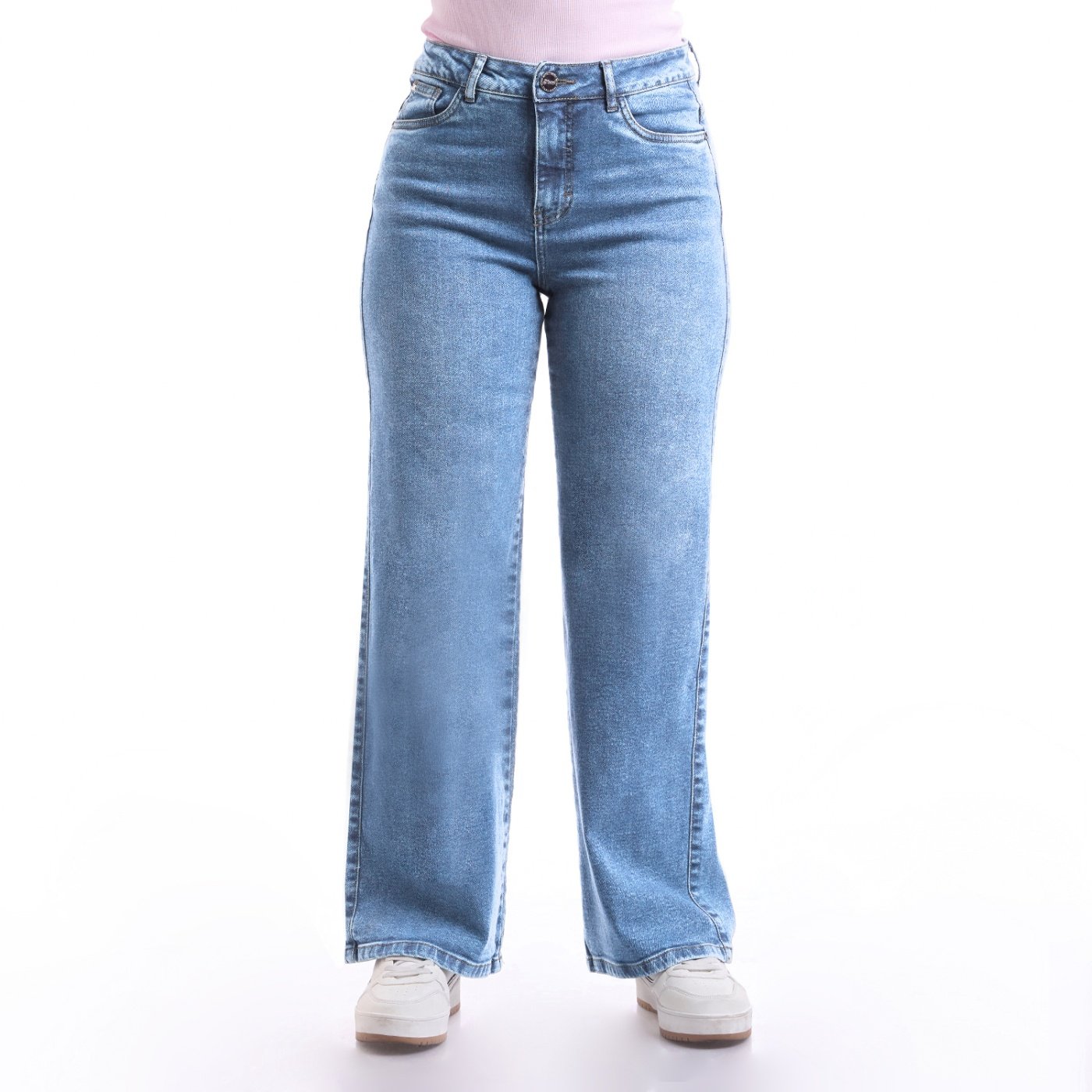 JEANS ALGODÓN WIDELEG MUJER METAL JEANS SHANTALL - 1
