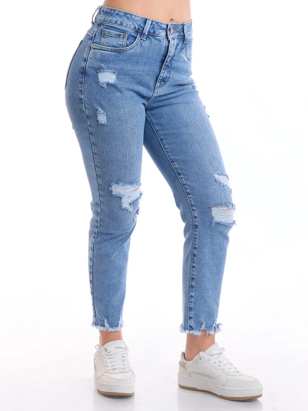 JEANS ALGODÓN MOM MUJER METAL JEANS MARA - 3