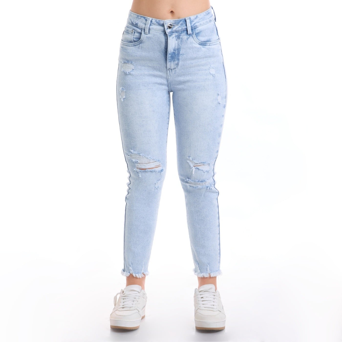 JEANS ALGODÓN MOM MUJER METAL JEANS MARA - 1