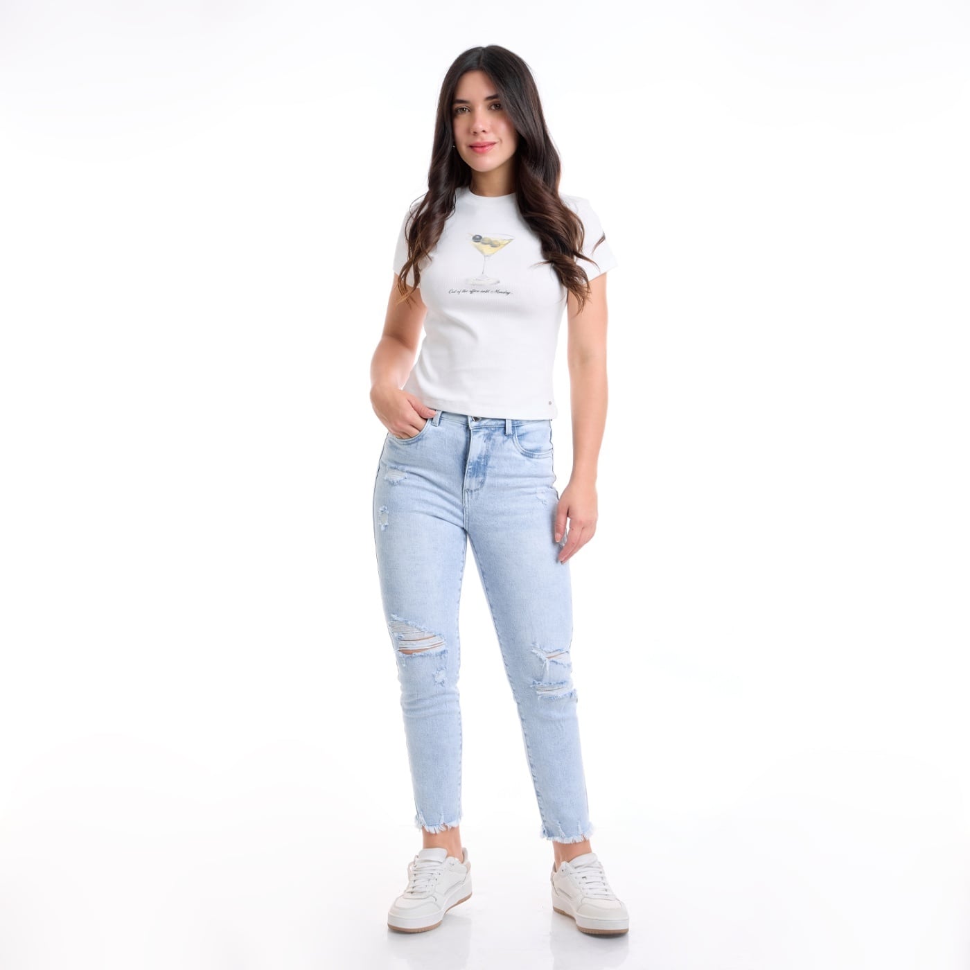 JEANS ALGODÓN MOM MUJER METAL JEANS MARA - 2