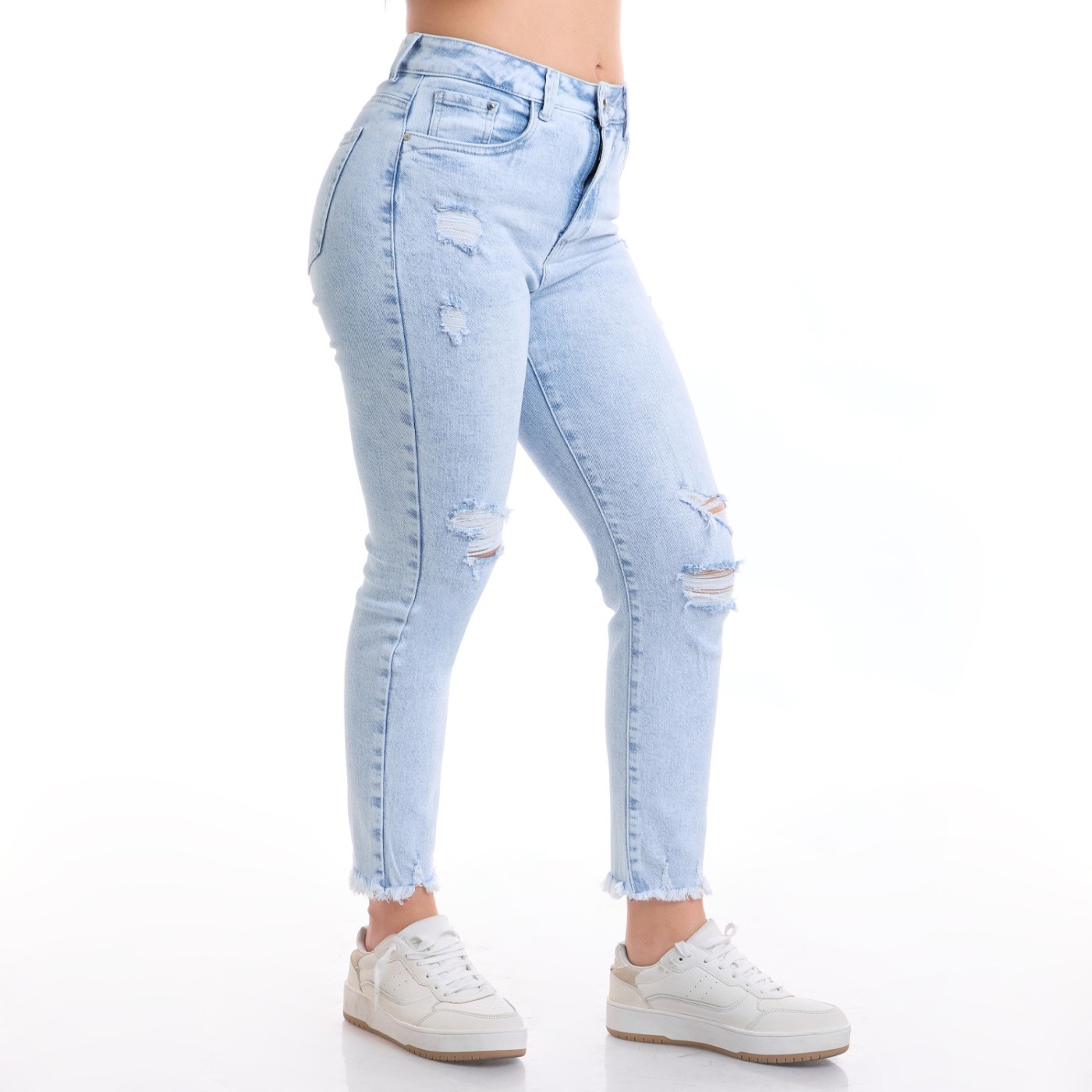 JEANS ALGODÓN MOM MUJER METAL JEANS MARA - 3