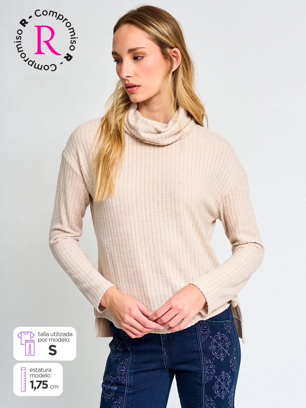 POLO MANGA LARGA MUJER TATIENNE EUKA - 1