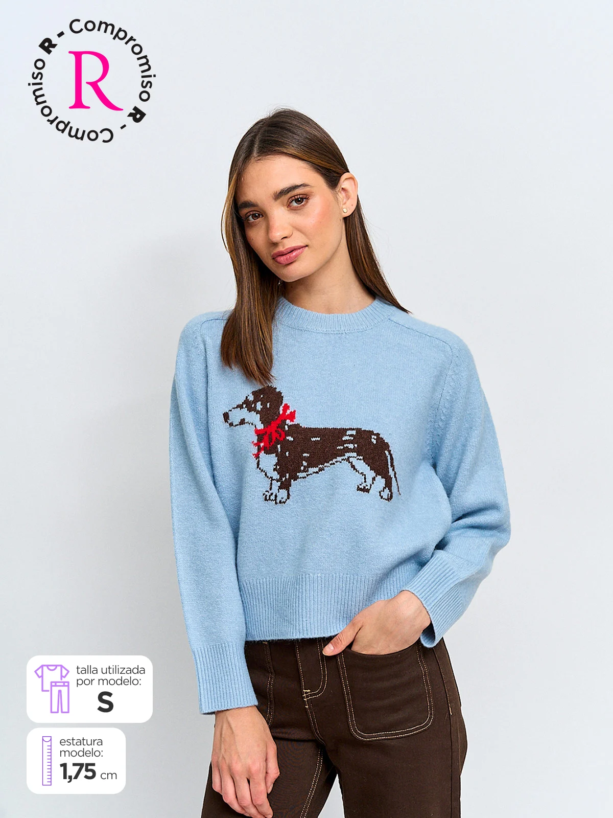 SWEATER MANGA LARGA MUJER INDEX DASH - 1