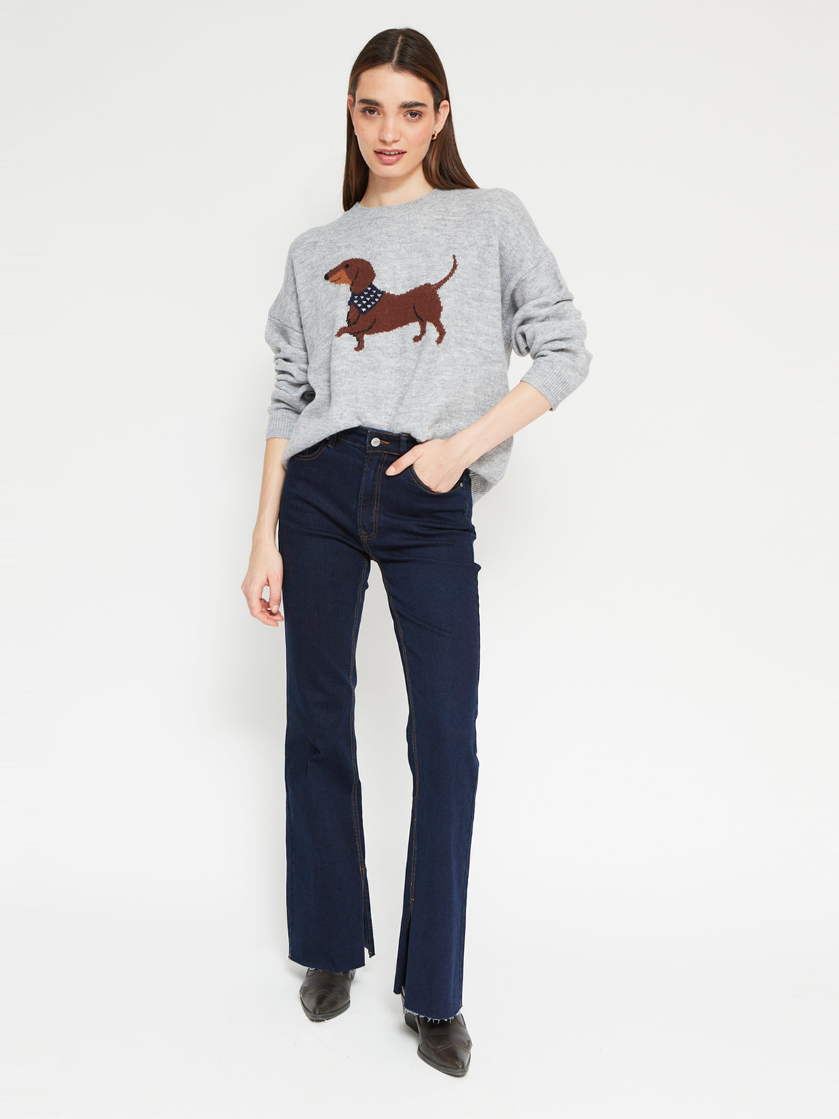 SWEATER MANGA LARGA MUJER INDEX DIBU - 4