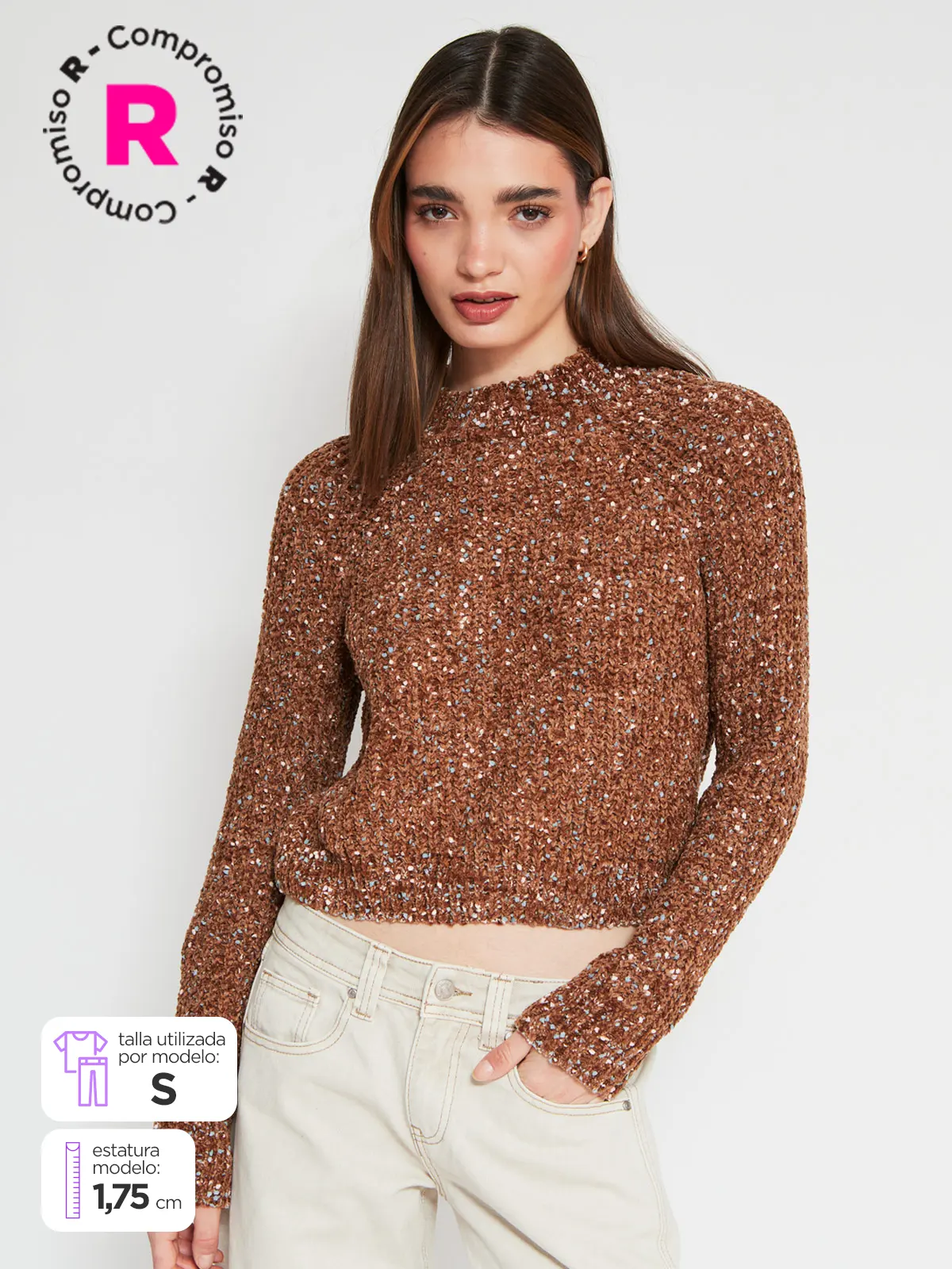 SWEATER MANGA LARGA MUJER INDEX ERB - 1