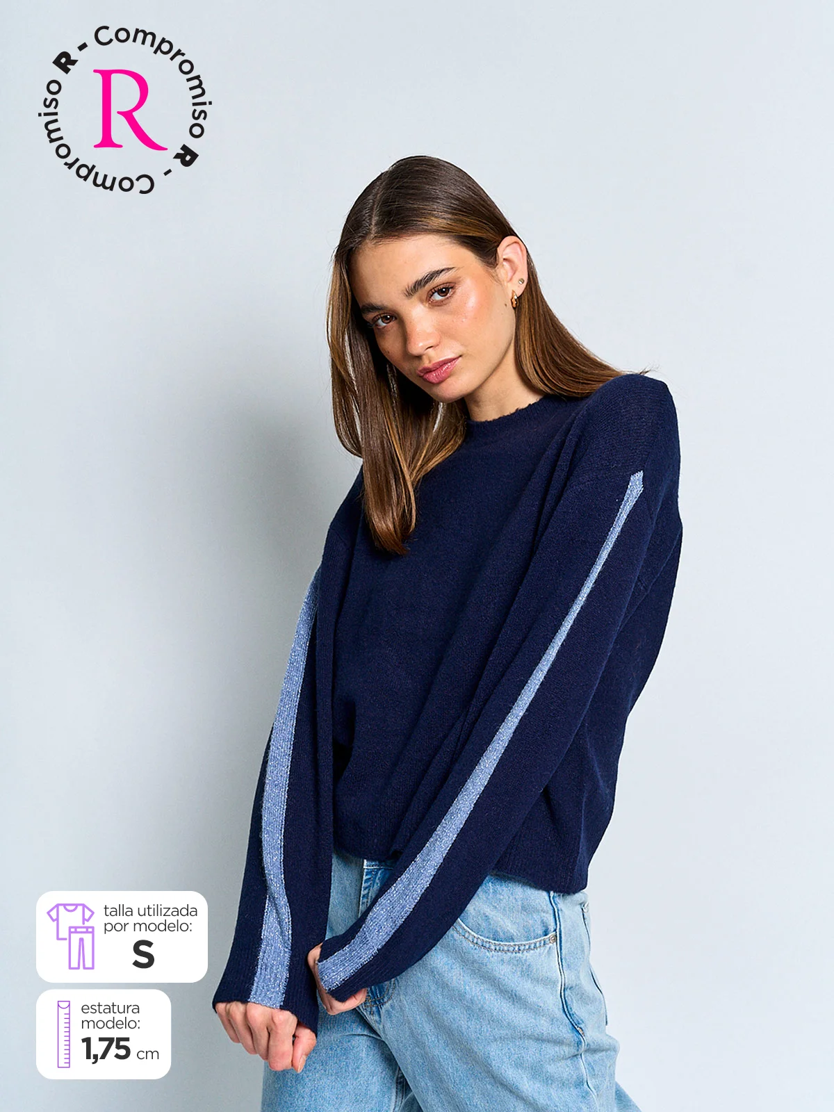 SWEATER MANGA LARGA MUJER INDEX EMILO - 1