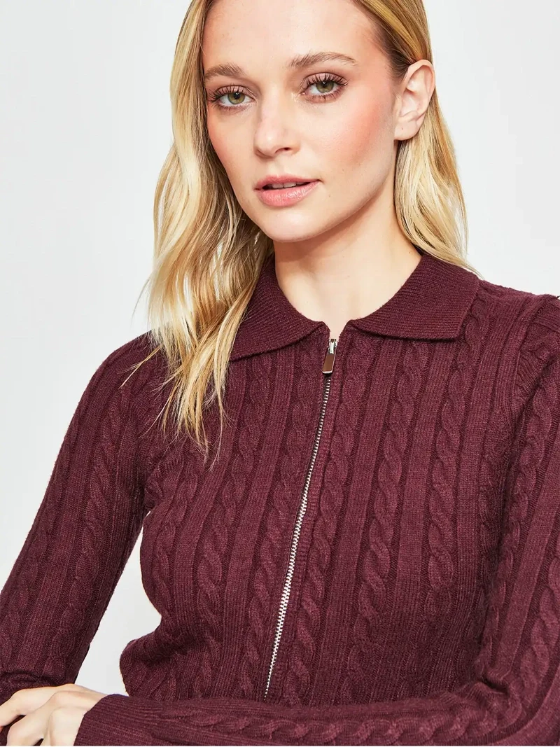 SWEATER MUJER INDEX ZIP - 3