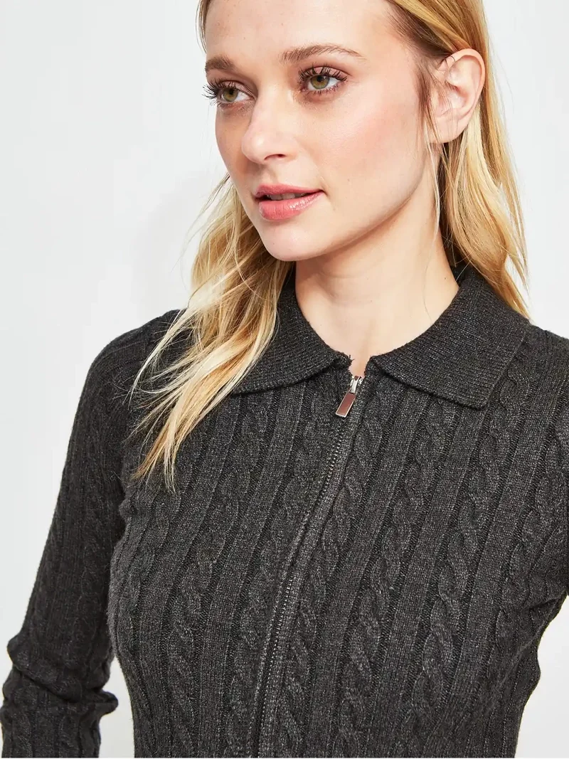 SWEATER MUJER INDEX ZIP - 3