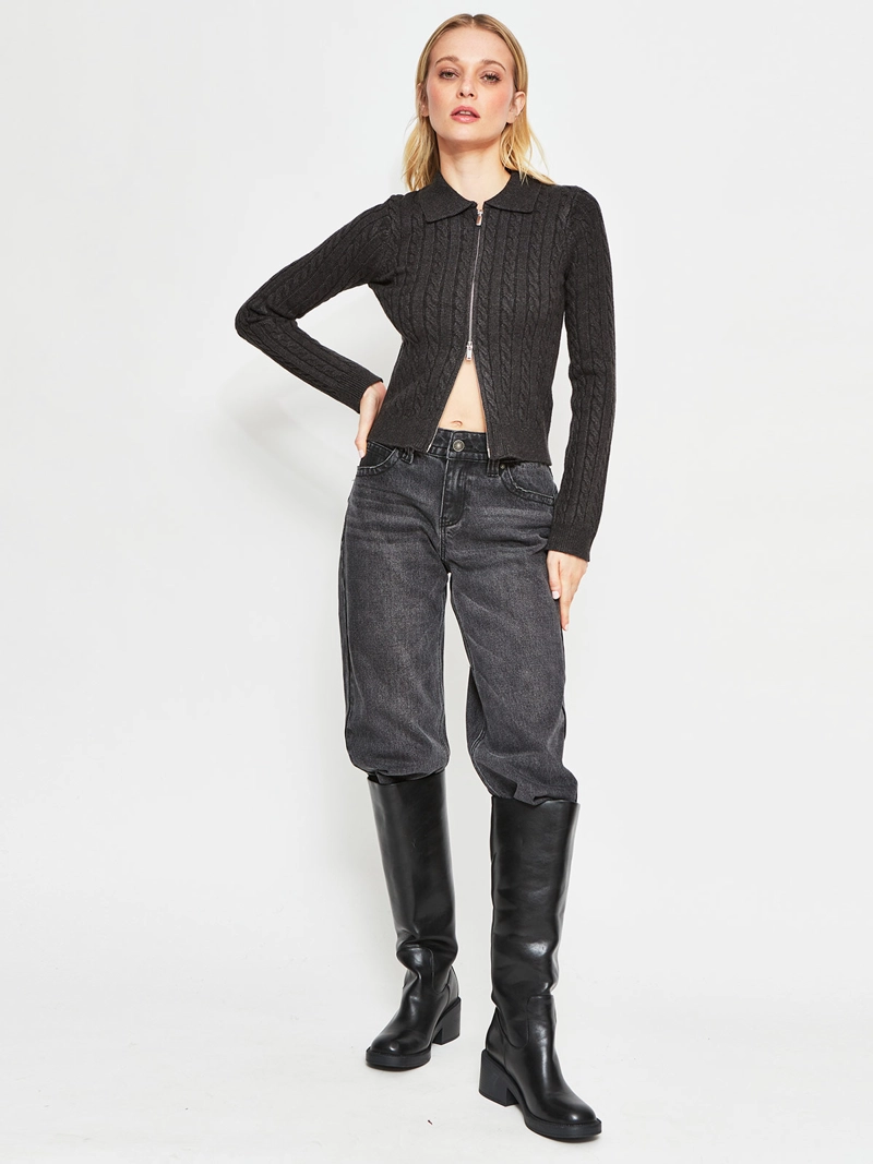 SWEATER MUJER INDEX ZIP - 4