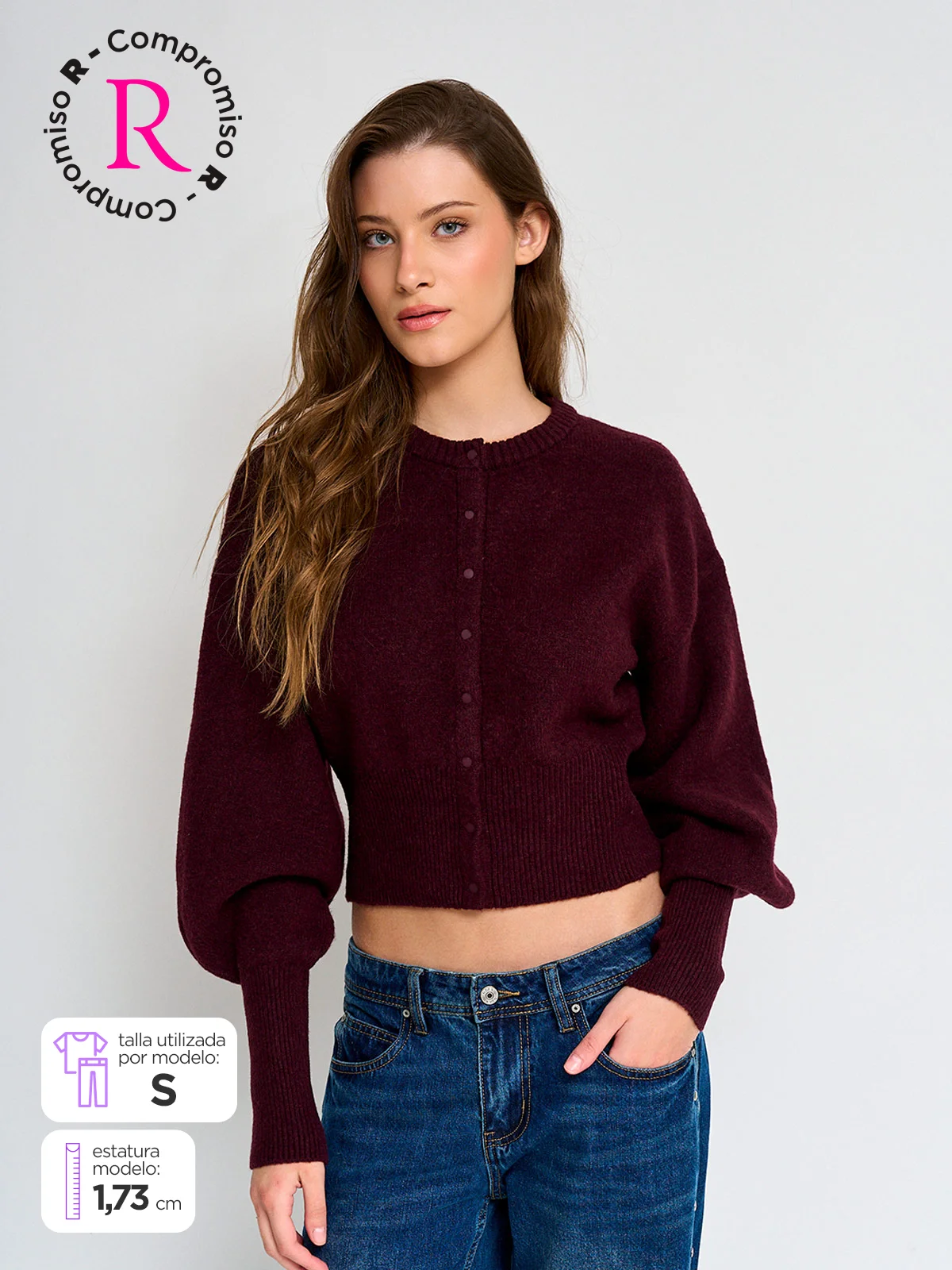 SWEATER MANGA LARGA MUJER INDEX AGLO - 1