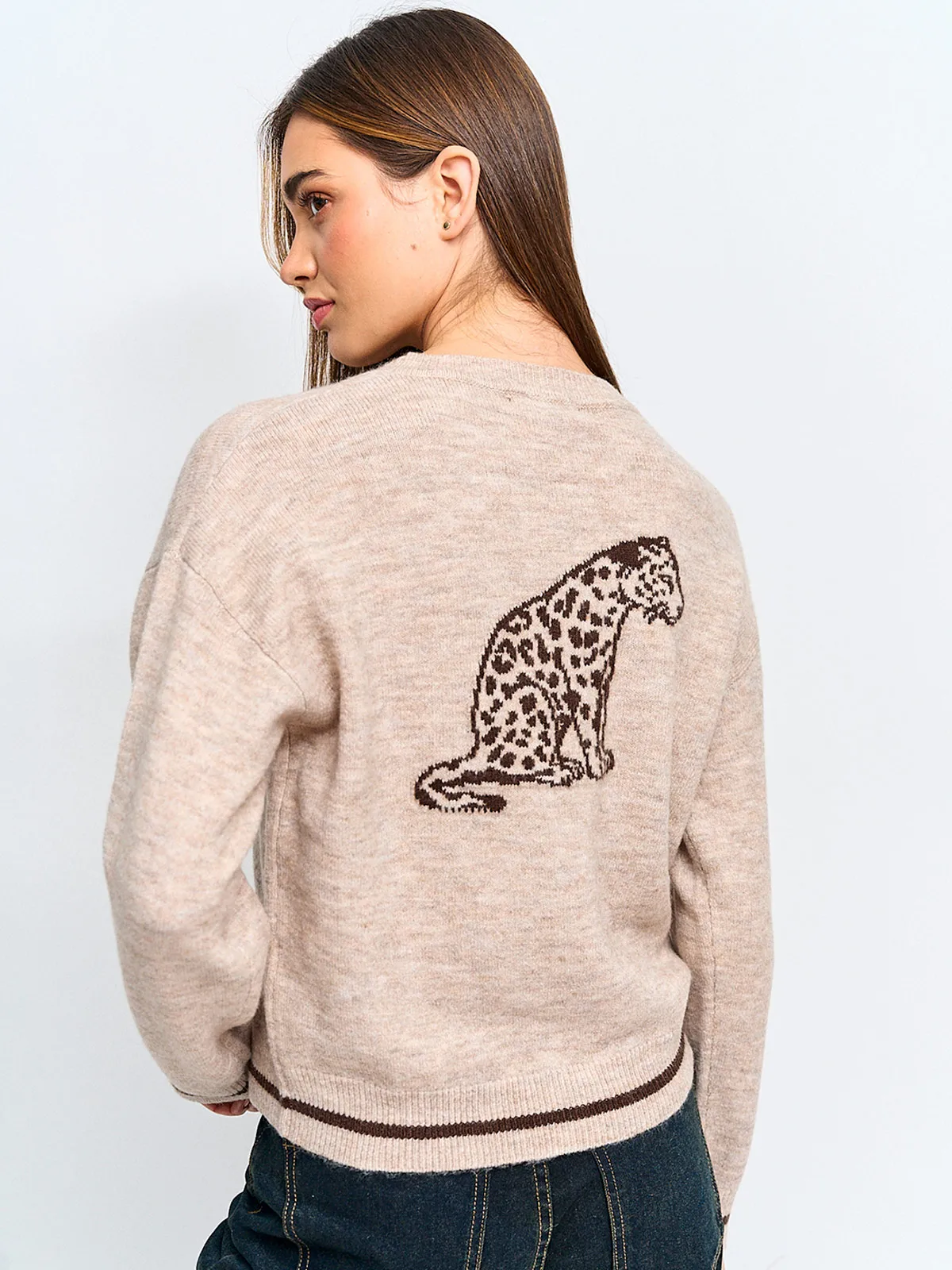 SWEATER MANGA LARGA MUJER INDEX TIGRE - 2