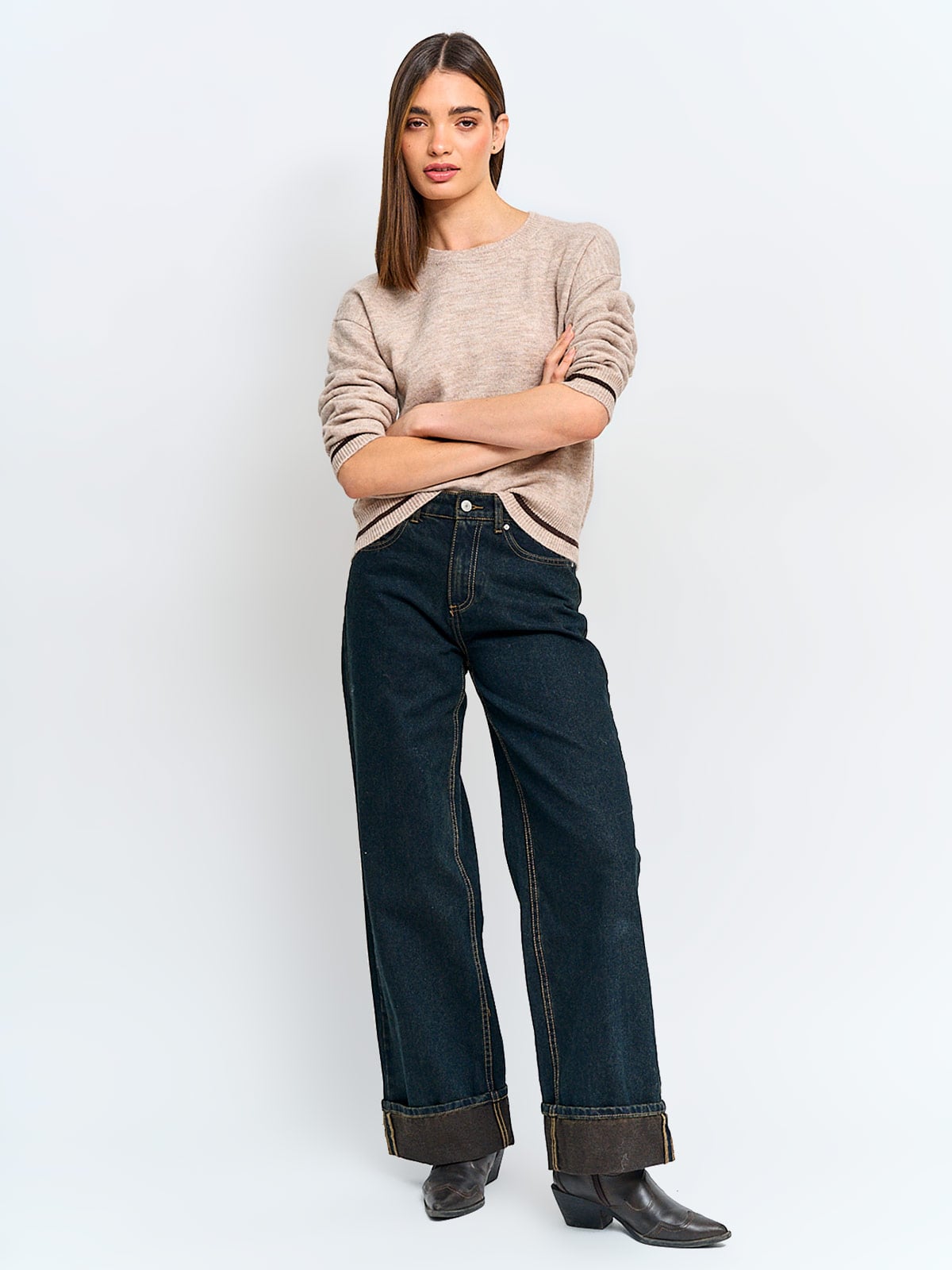 SWEATER MANGA LARGA MUJER INDEX TIGRE - 4