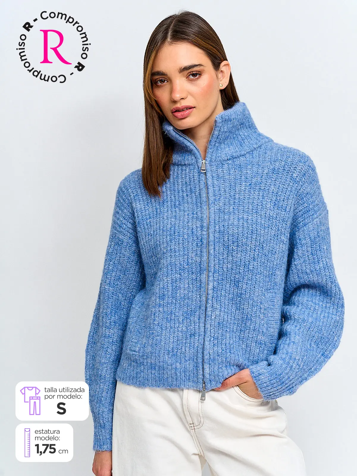SWEATER MANGA LARGA MUJER INDEX JASPI - 1