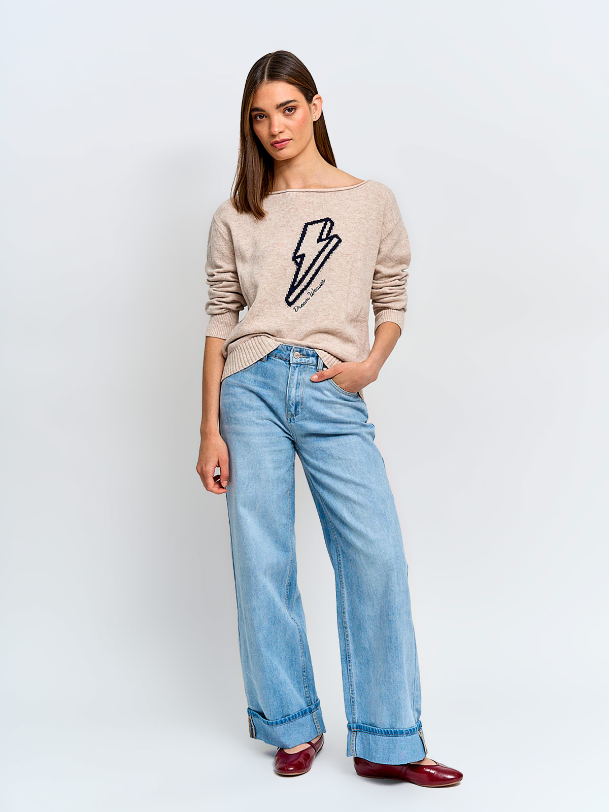 SWEATER MANGA LARGA MUJER INDEX FESTIN - 4