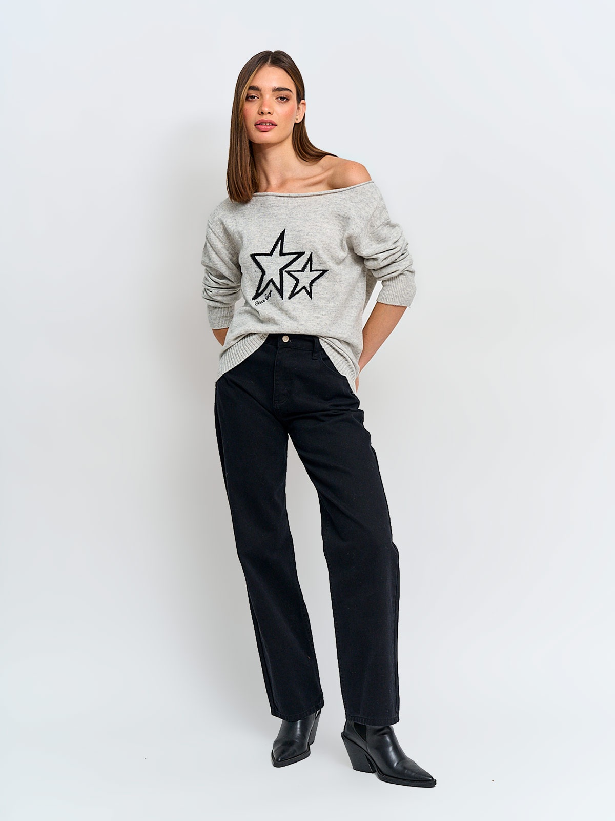 SWEATER MANGA LARGA MUJER INDEX FESTIN - 4