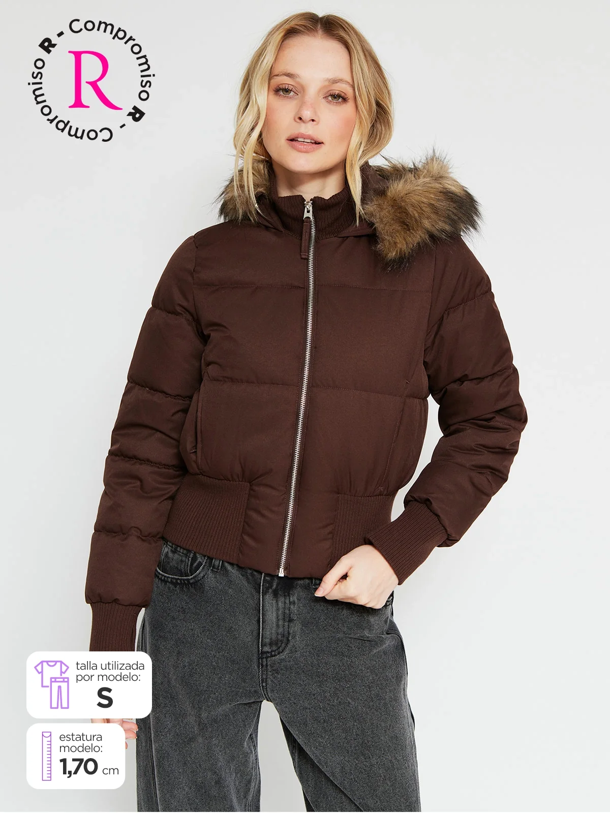 CASACA MUJER INDEX CORTA PUFFA - 1