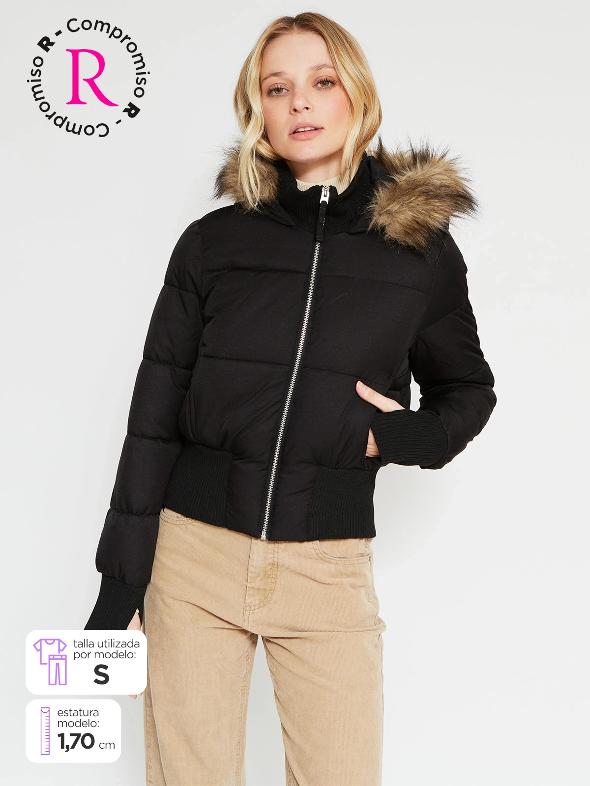 CASACA MUJER INDEX CORTA PUFFA - 1