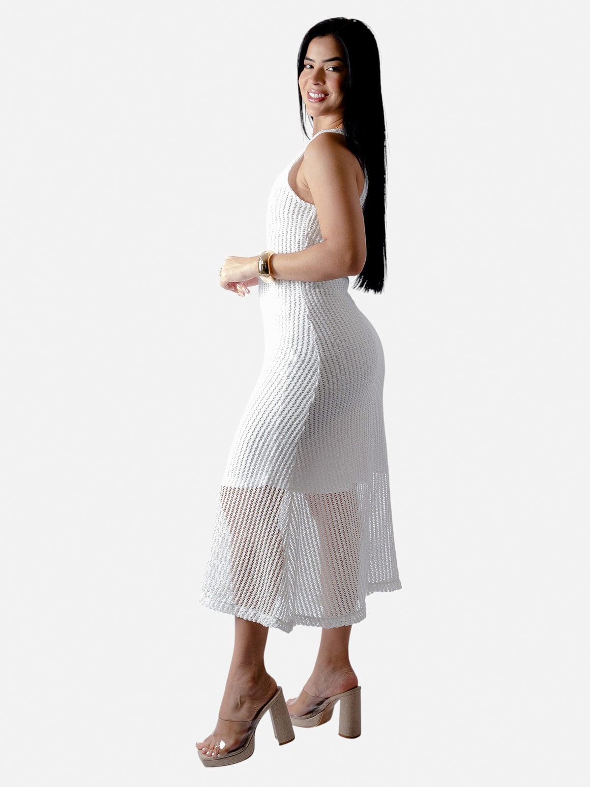 VESTIDO LARGO MUJER BLACKOUT - 3