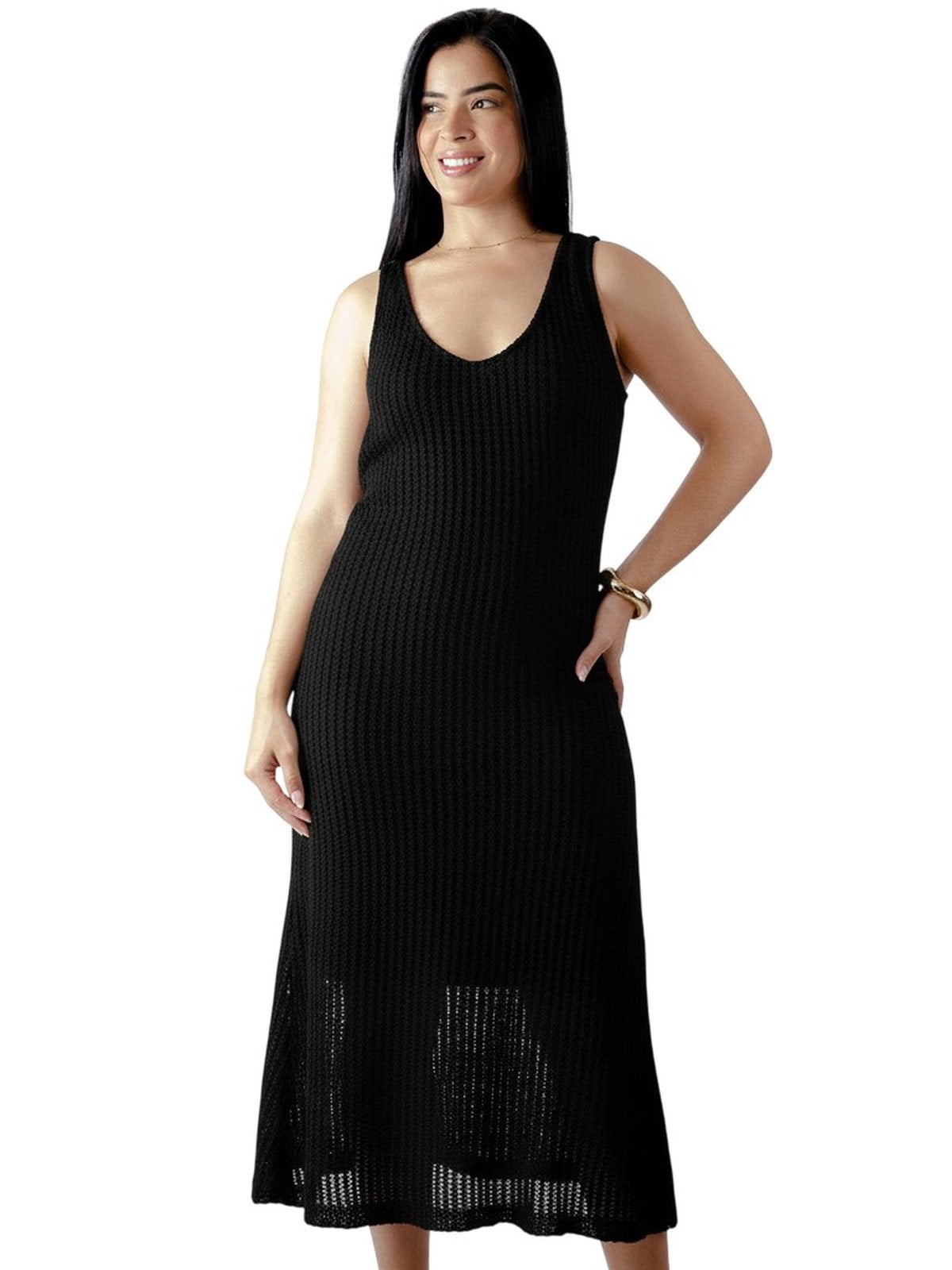 VESTIDO LARGO MUJER BLACKOUT - 1