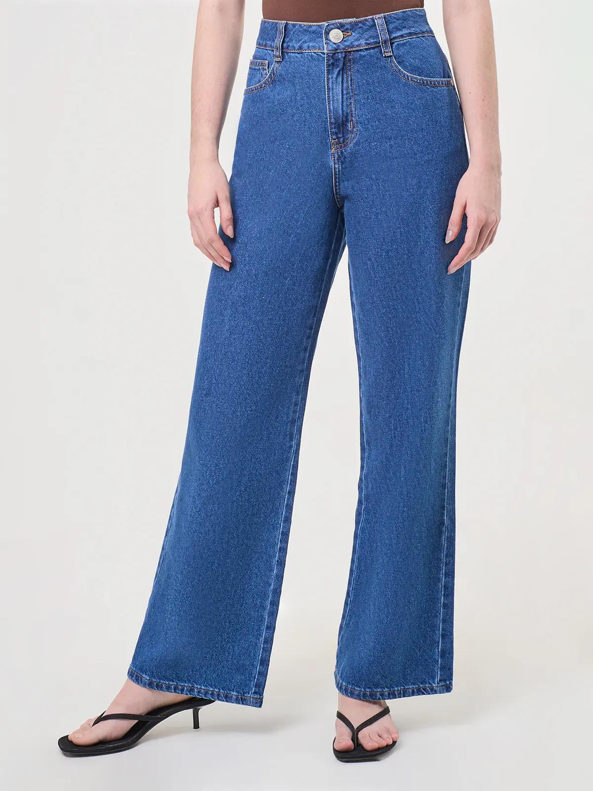 JEANS WIDE LEG MUJER INDEX - 1