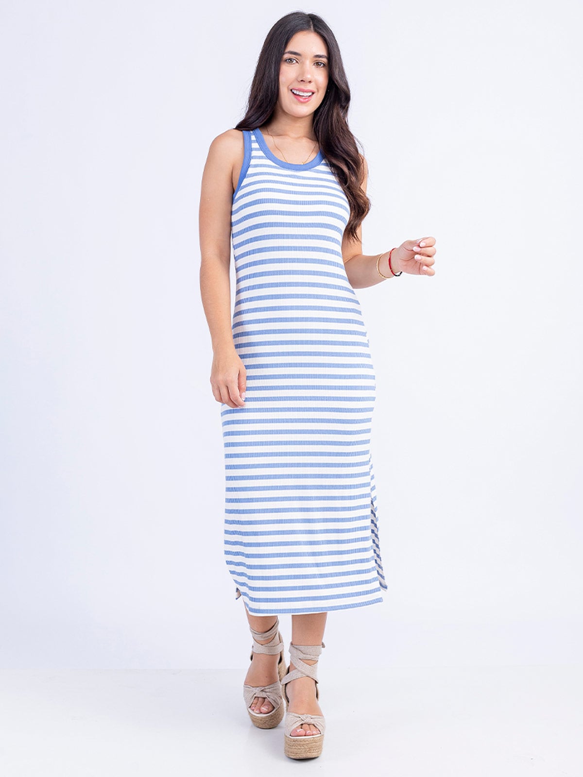 VESTIDO MAXI ALGODÓN MUJER SODA BLUES TESSA - 1