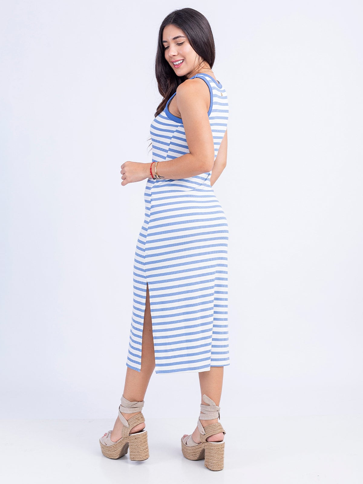 VESTIDO MAXI ALGODÓN MUJER SODA BLUES TESSA - 3