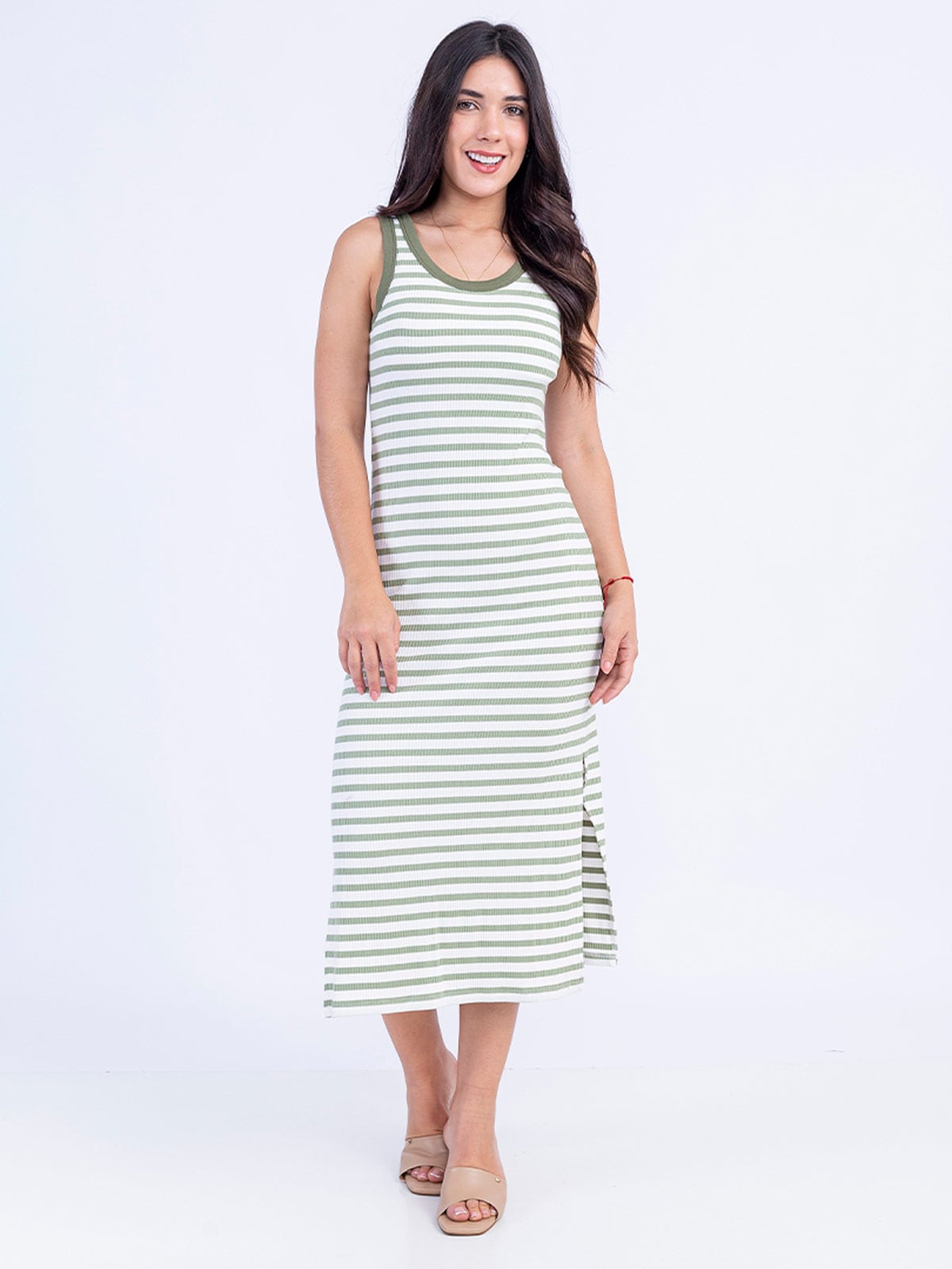 VESTIDO MAXI ALGODÓN MUJER SODA BLUES TESSA - 1