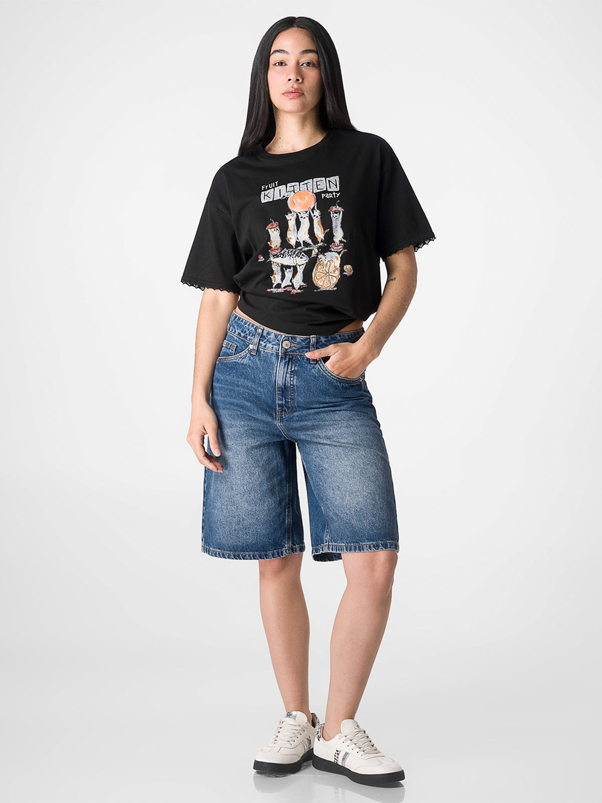 SHORT DENIM SUELTO MUJER SQUEEZE GYZELLEN - 1