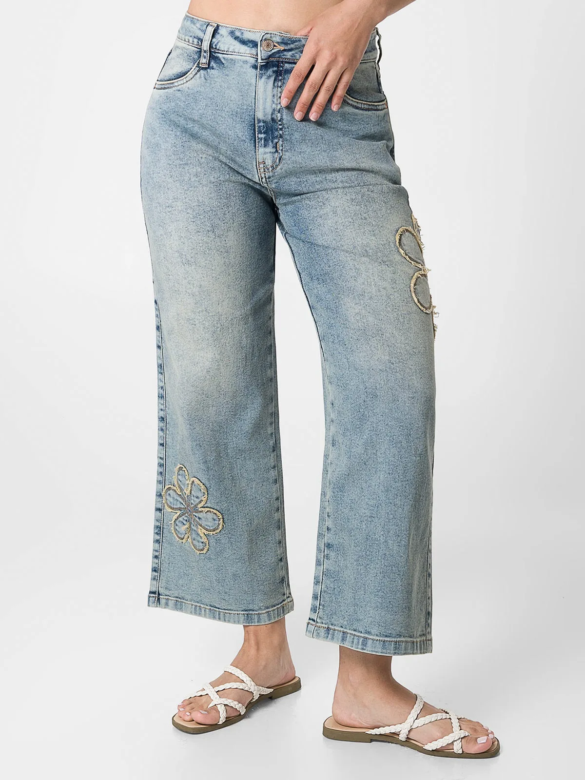 JEANS CULOTTE MUJER SQUEEZE AMARILI - 2