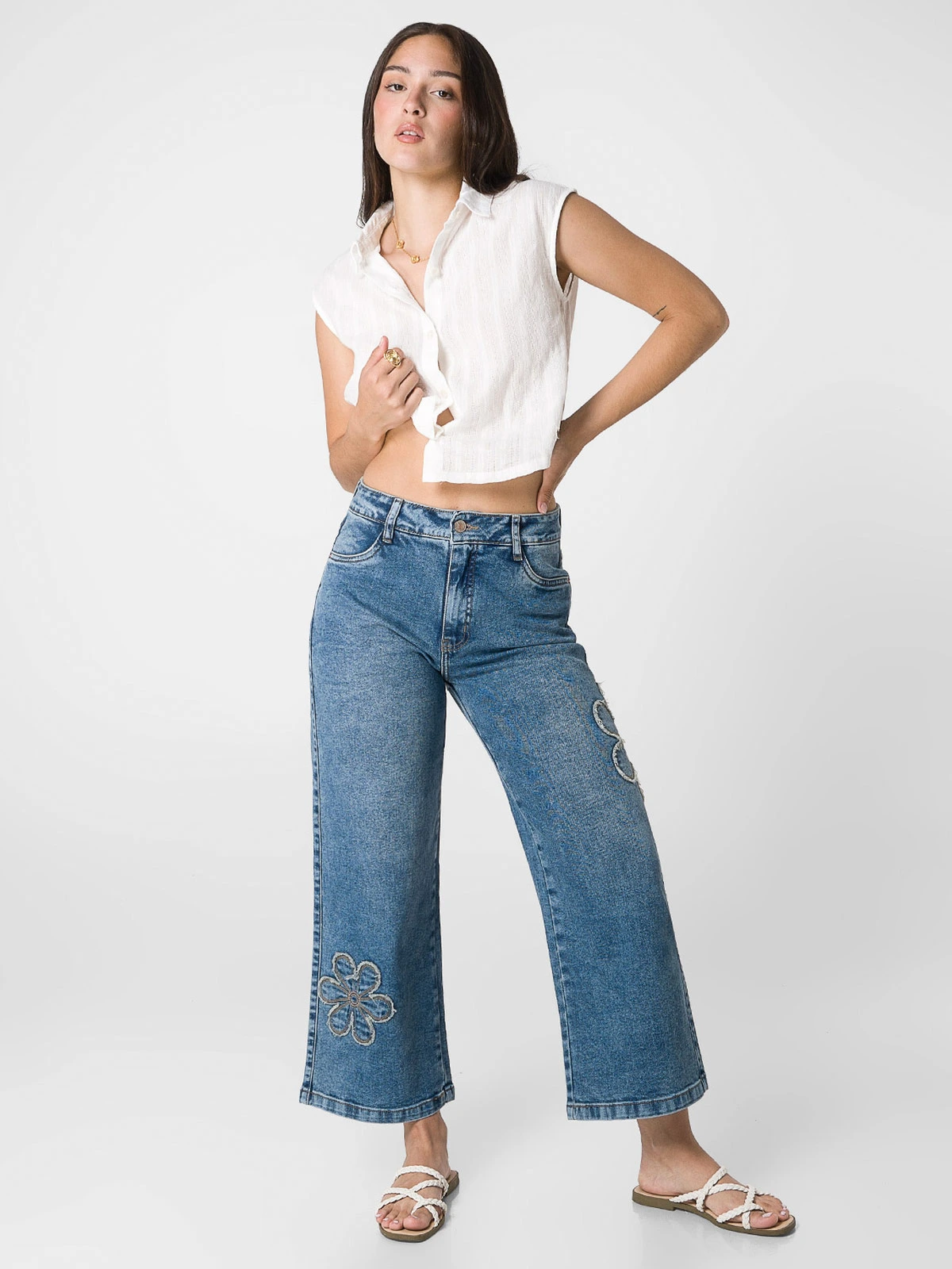 JEANS CULOTTE MUJER SQUEEZE AMARILI - 1