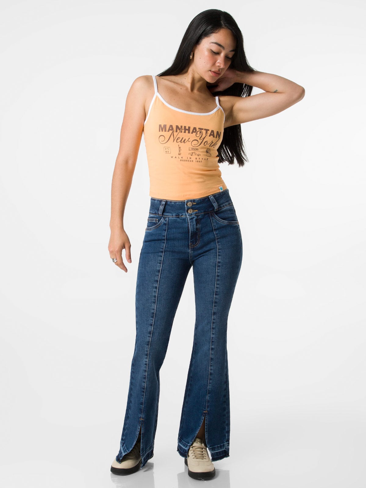 JEANS FLARE MUJER SQUEEZE AMARLY - 1