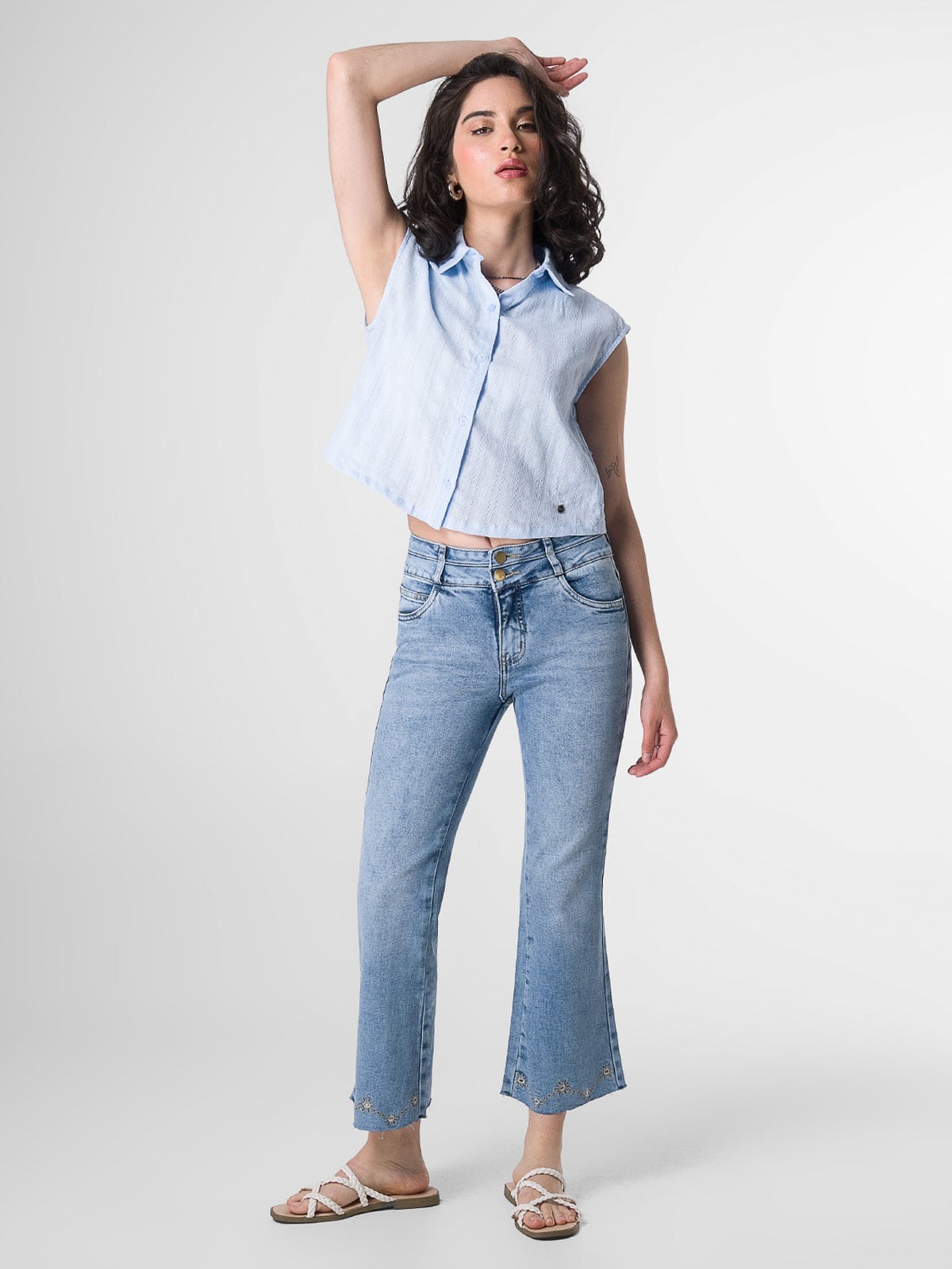 JEANS FLARE MUJER SQUEEZE AYALSHA - 1
