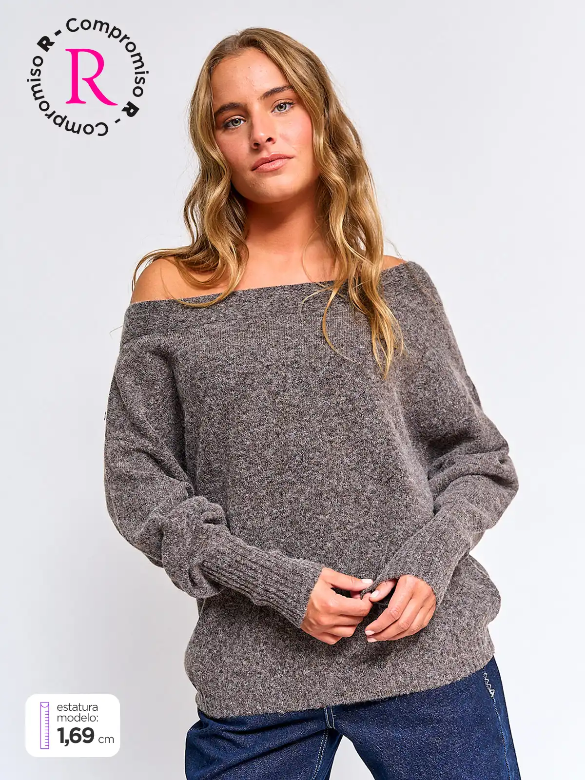 SWEATER MUJER INDEX ANCHO - 1