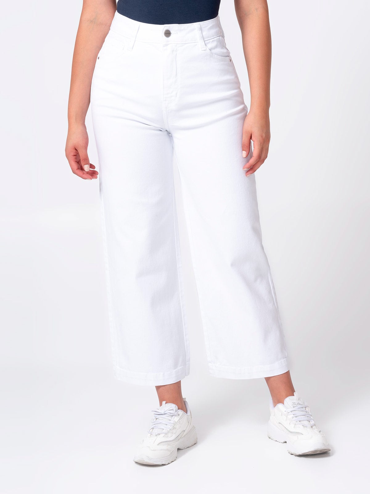 PANTALÓN CULOTTE MUJER PIONIER LARI BULL DENIM - 2