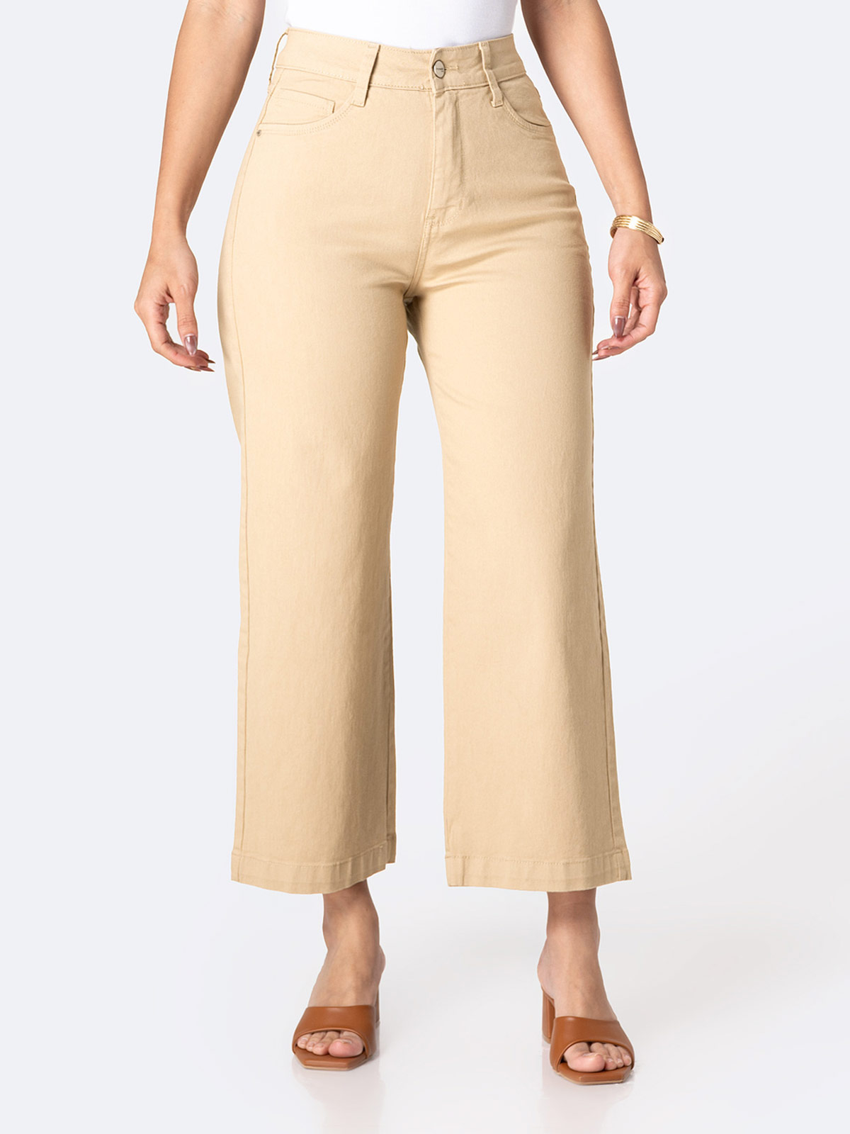 PANTALÓN CULOTTE MUJER PIONIER LARI BULL DENIM - 2
