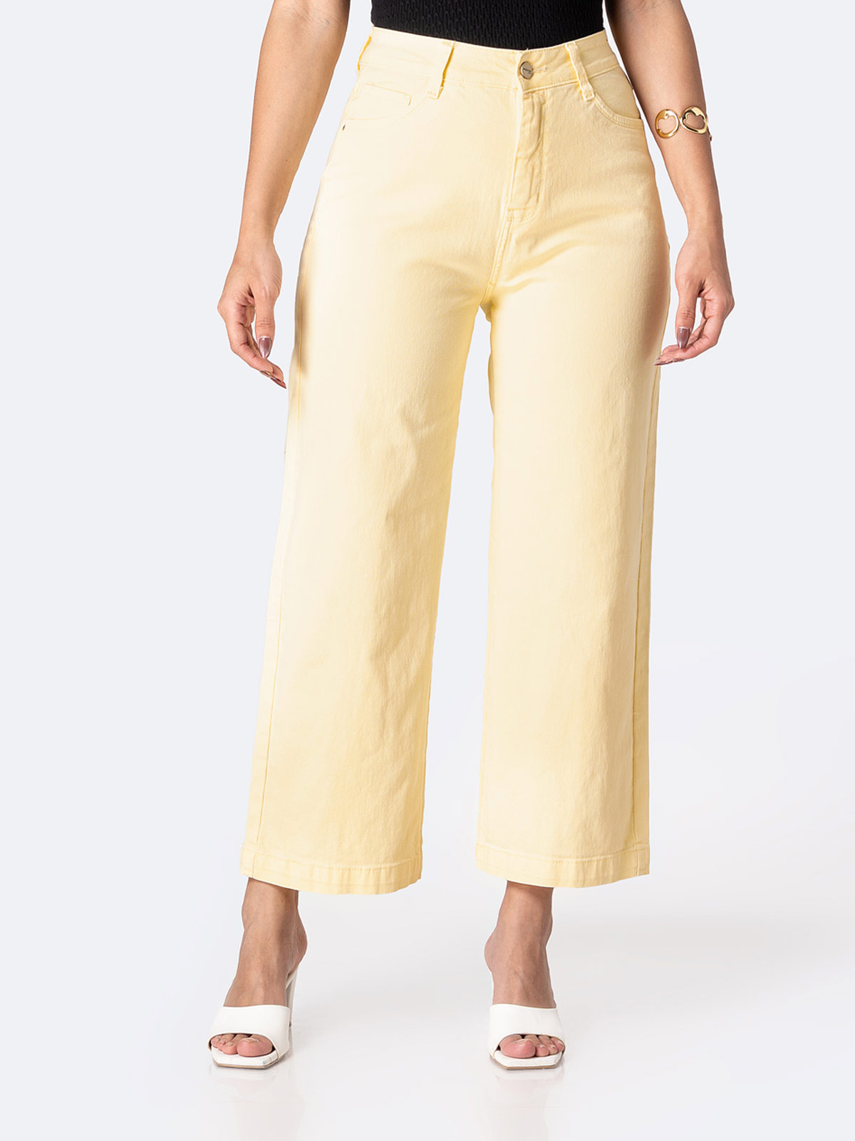 PANTALÓN CULOTTE MUJER PIONIER LARI BULL DENIM - 2