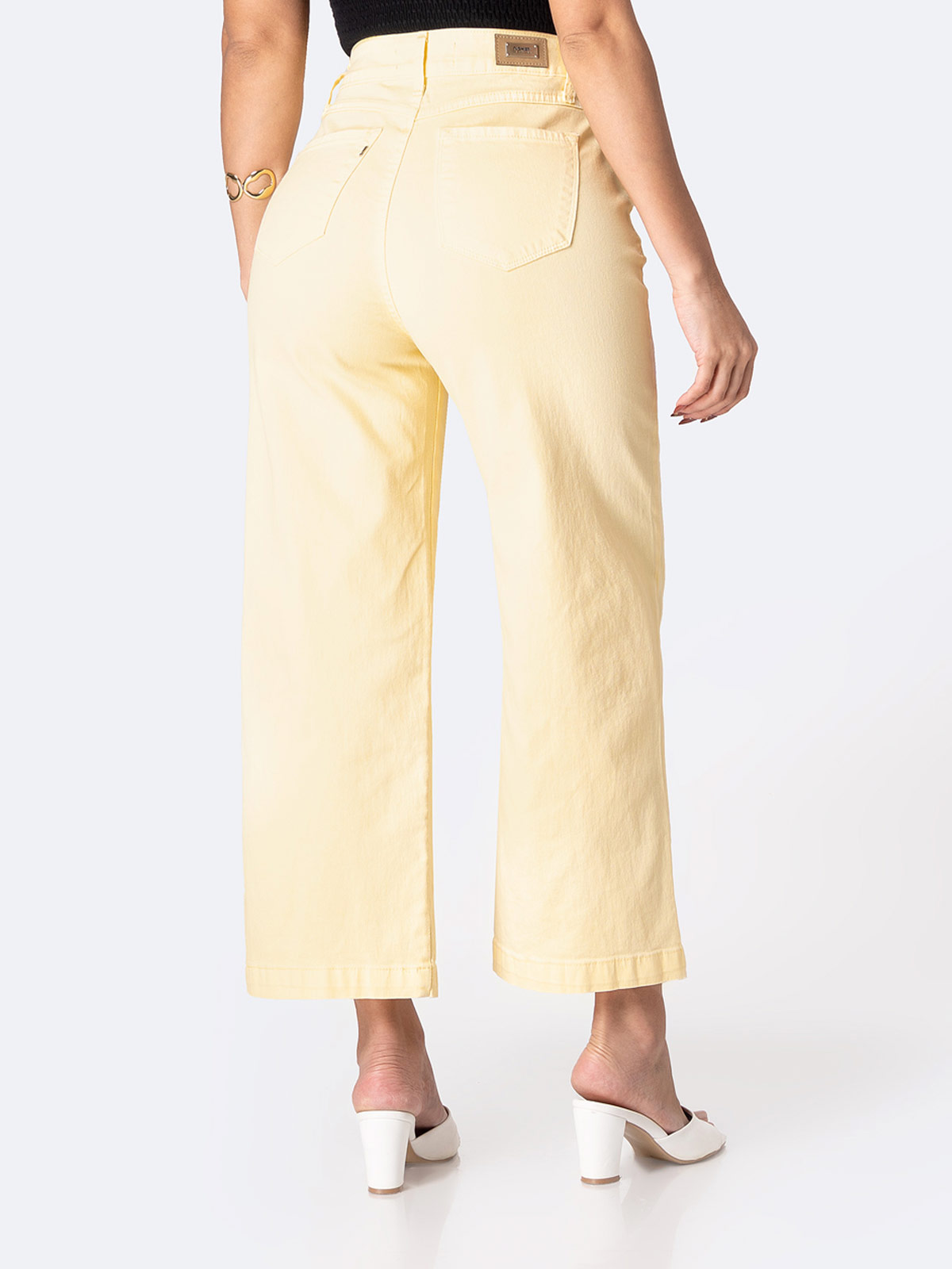 PANTALÓN CULOTTE MUJER PIONIER LARI BULL DENIM - 3