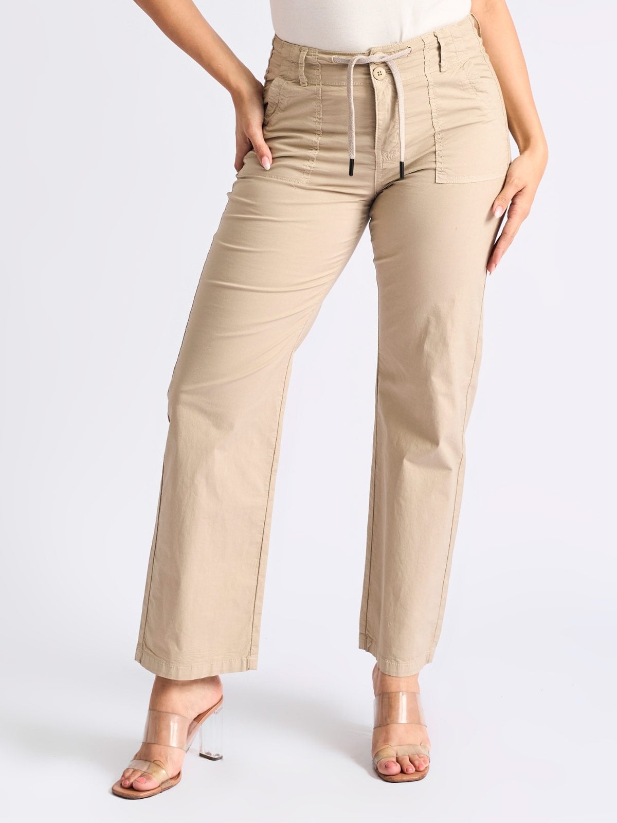 PANTALÓN ALGODÓN RECTO MUJER PARADA 111 CARLOTA - 2