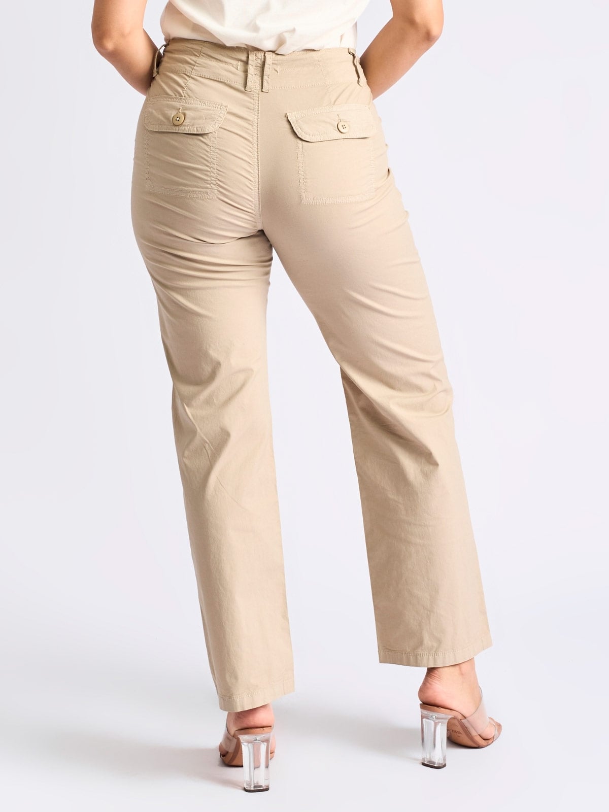 PANTALÓN ALGODÓN RECTO MUJER PARADA 111 CARLOTA - 5