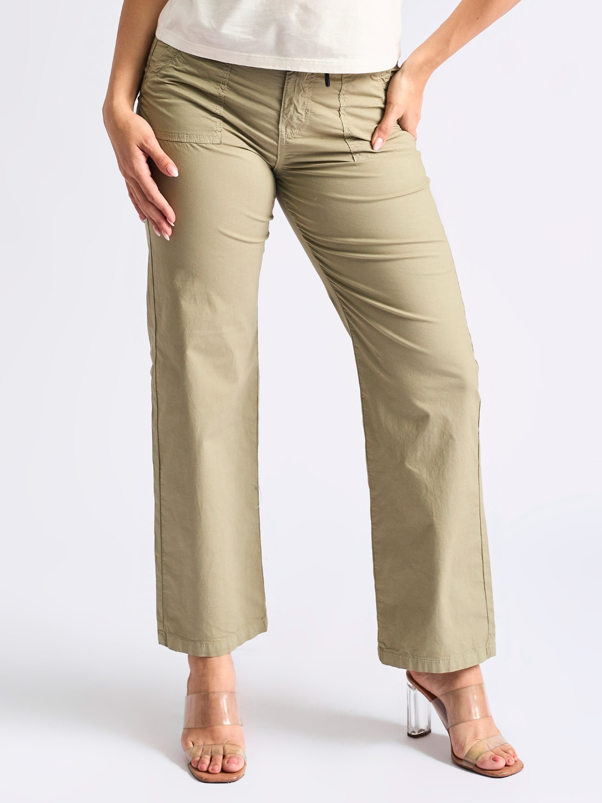 PANTALÓN ALGODÓN RECTO MUJER PARADA 111 CARLOTA - 2