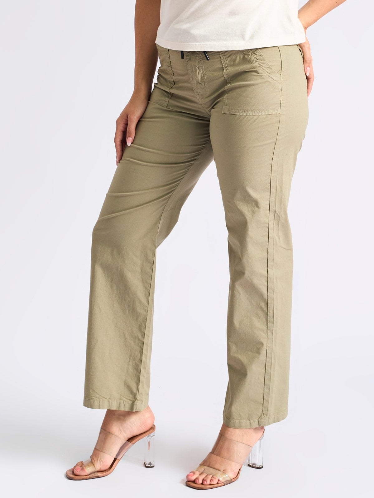 PANTALÓN ALGODÓN RECTO MUJER PARADA 111 CARLOTA - 3