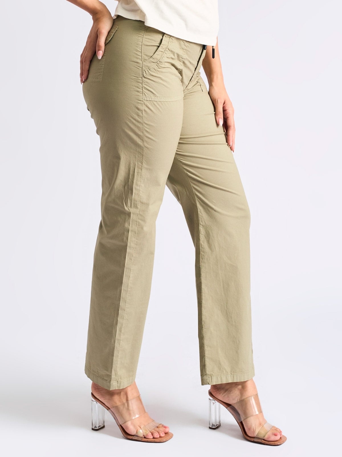 PANTALÓN ALGODÓN RECTO MUJER PARADA 111 CARLOTA - 4