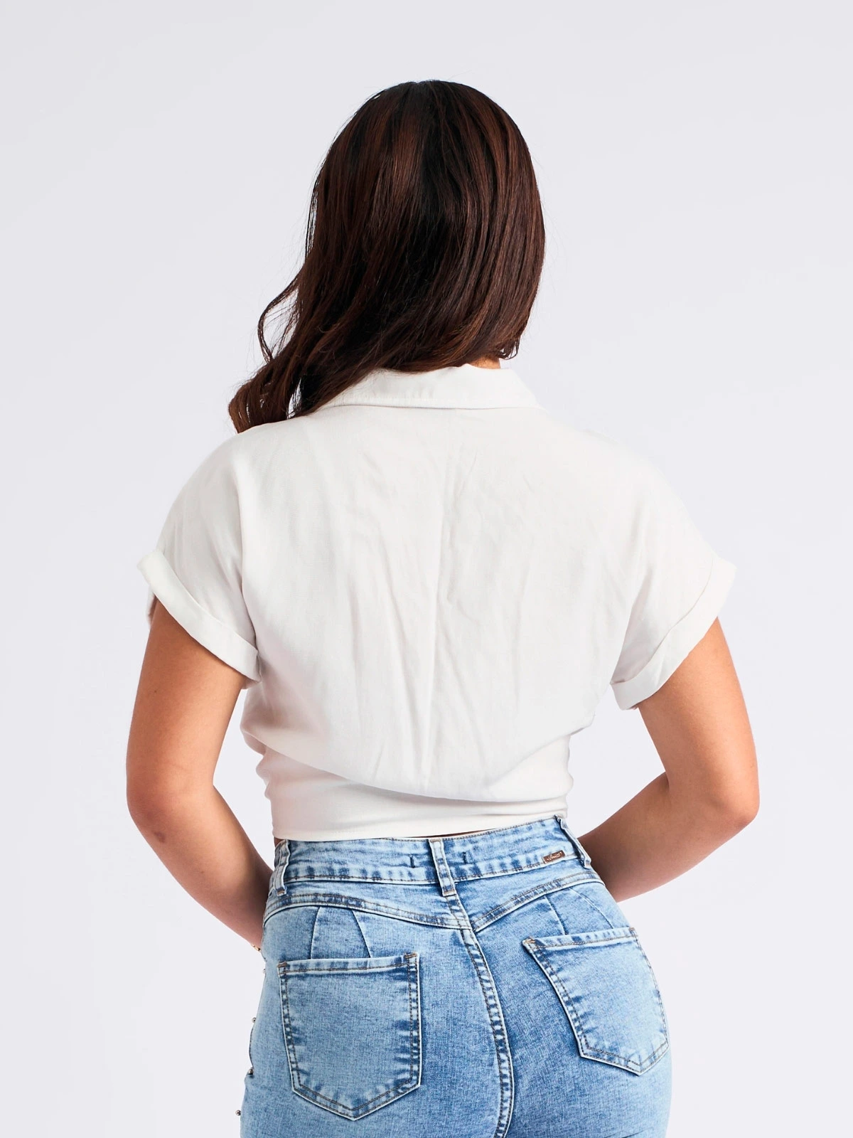 BLUSA MANGA CORTA ALGODÓN MUJER PARADA 111 MARINA - 4
