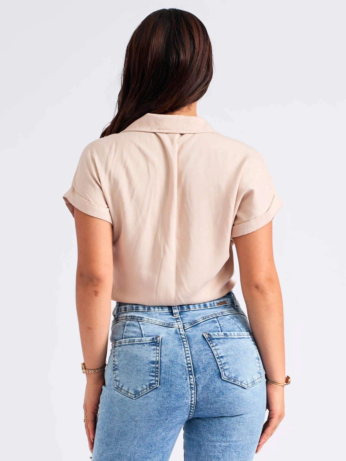 BLUSA MANGA CORTA ALGODÓN MUJER PARADA 111 MARINA - 4
