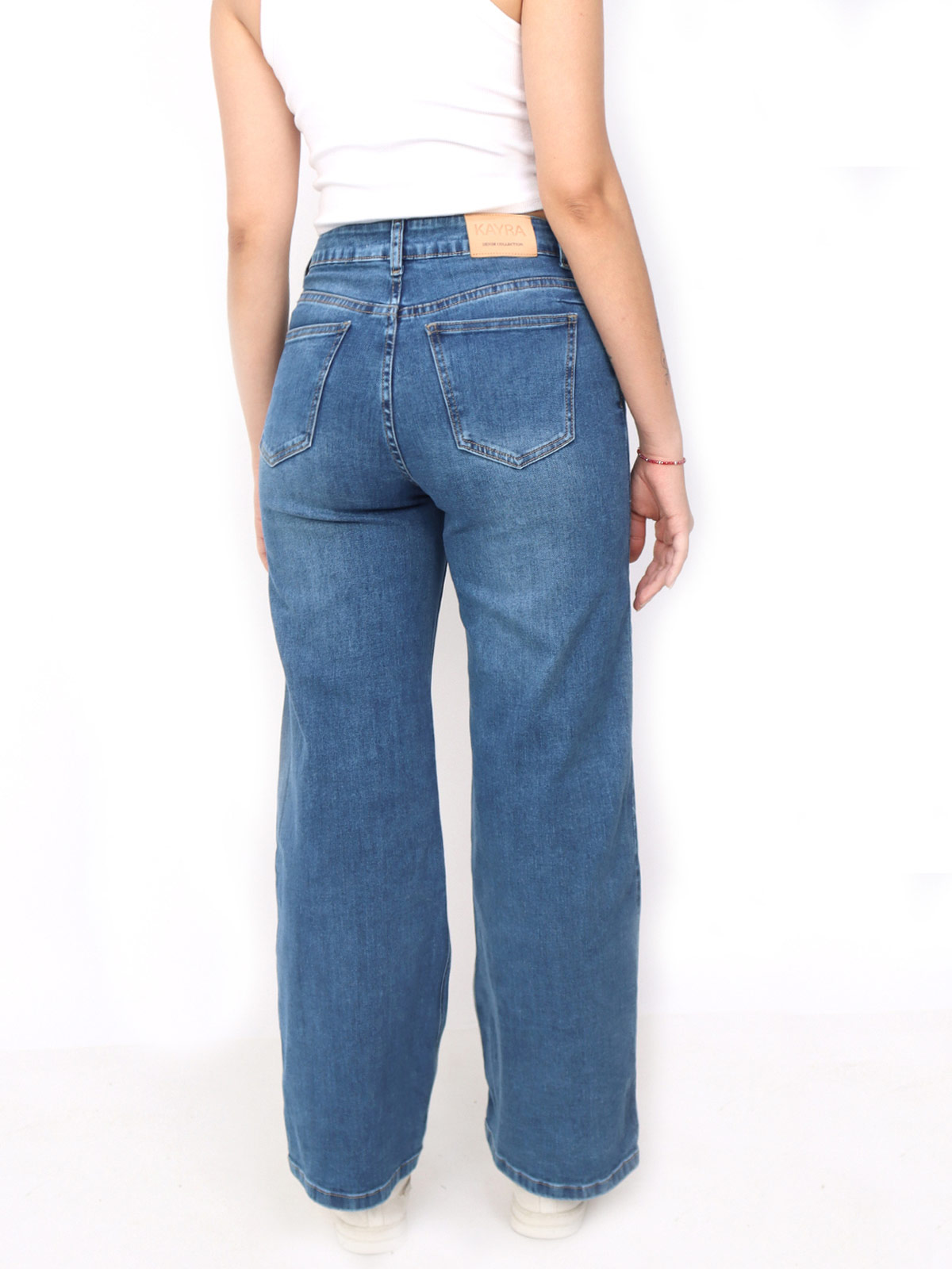 JEANS ALGODÓN REGULAR MUJER KAYRA POBLET PERFECT FIT LOW RISE VINTAGE - 3