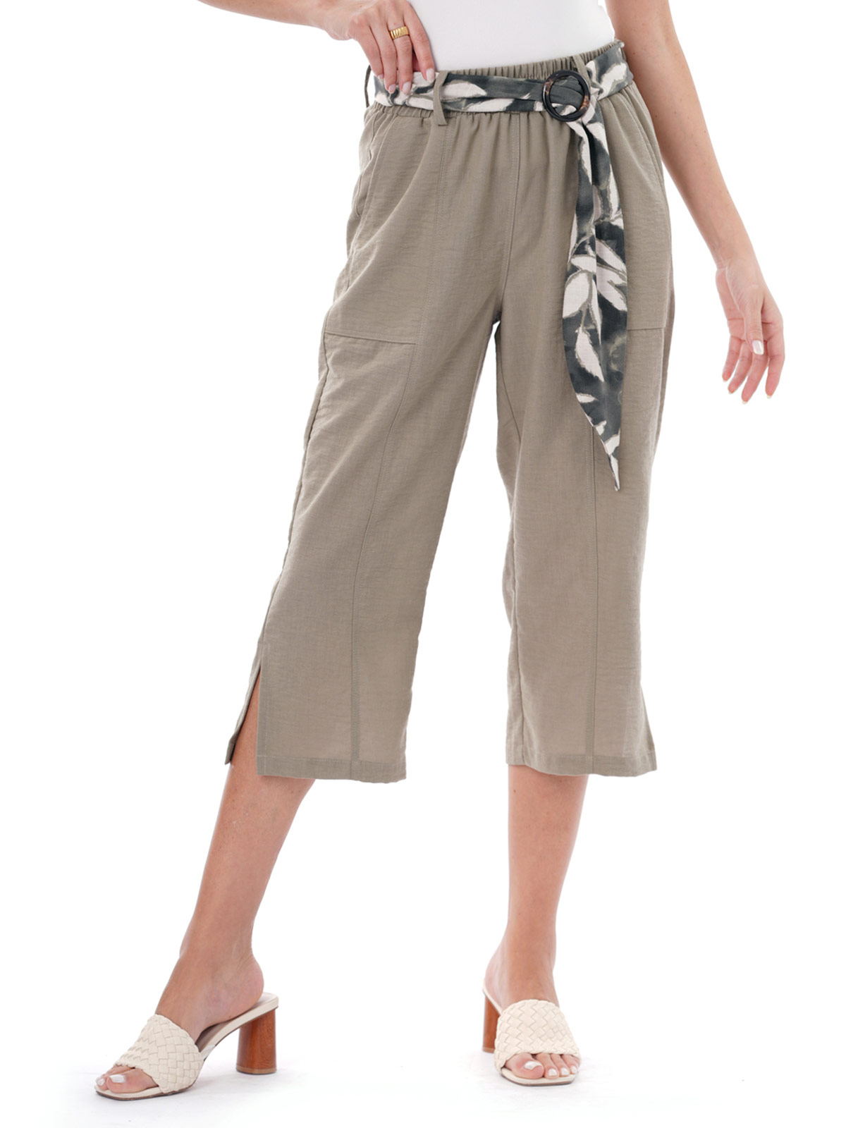 PANTALÓN CAPRI RECTO MUJER CP MODA DE COLECCIÓN - 2