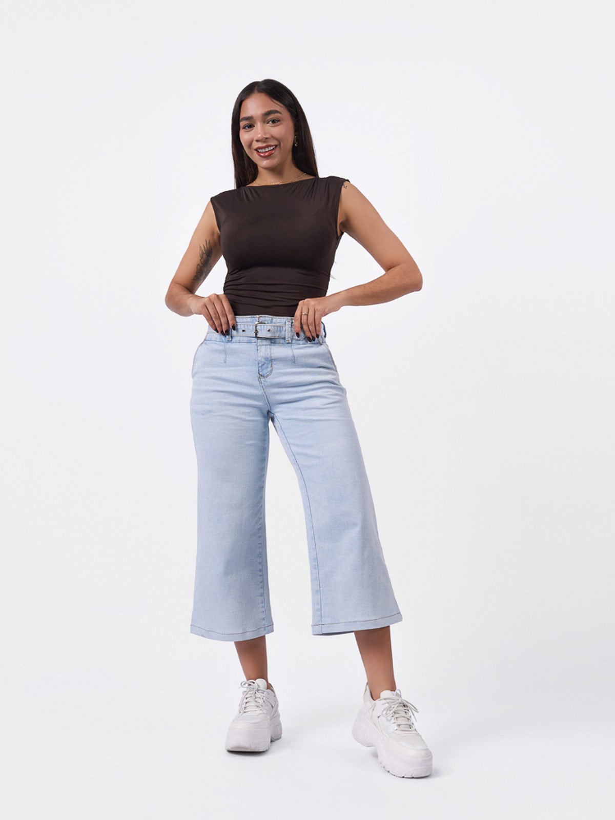 JEANS CULOTTE MUJER BRONCO WALKY - 1