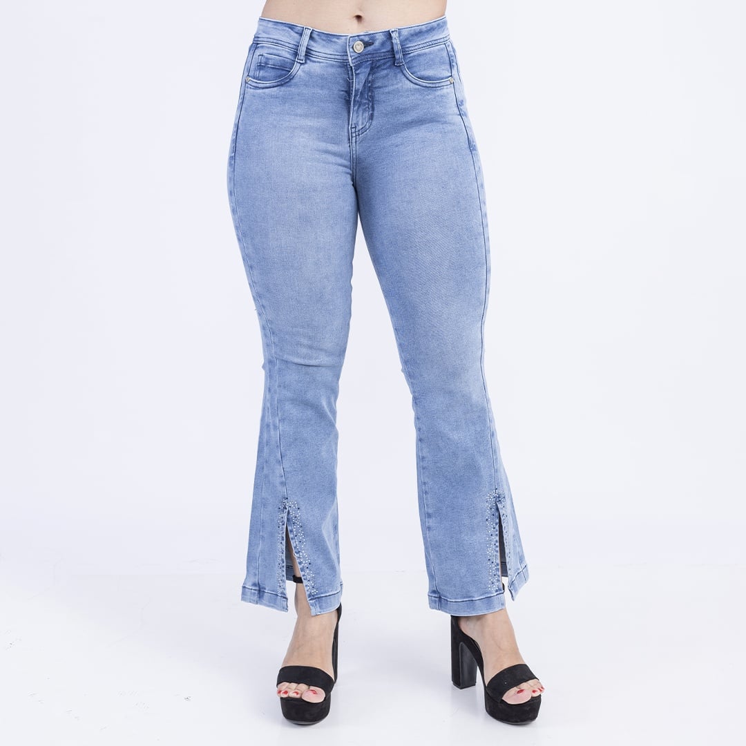 JEANS FLARE MUJER SODA BLUES MERLY - 1