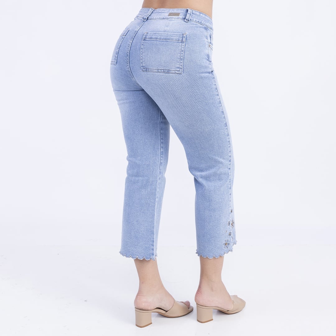 JEANS CULOTTE MUJER SODA BLUES ALMA - 4